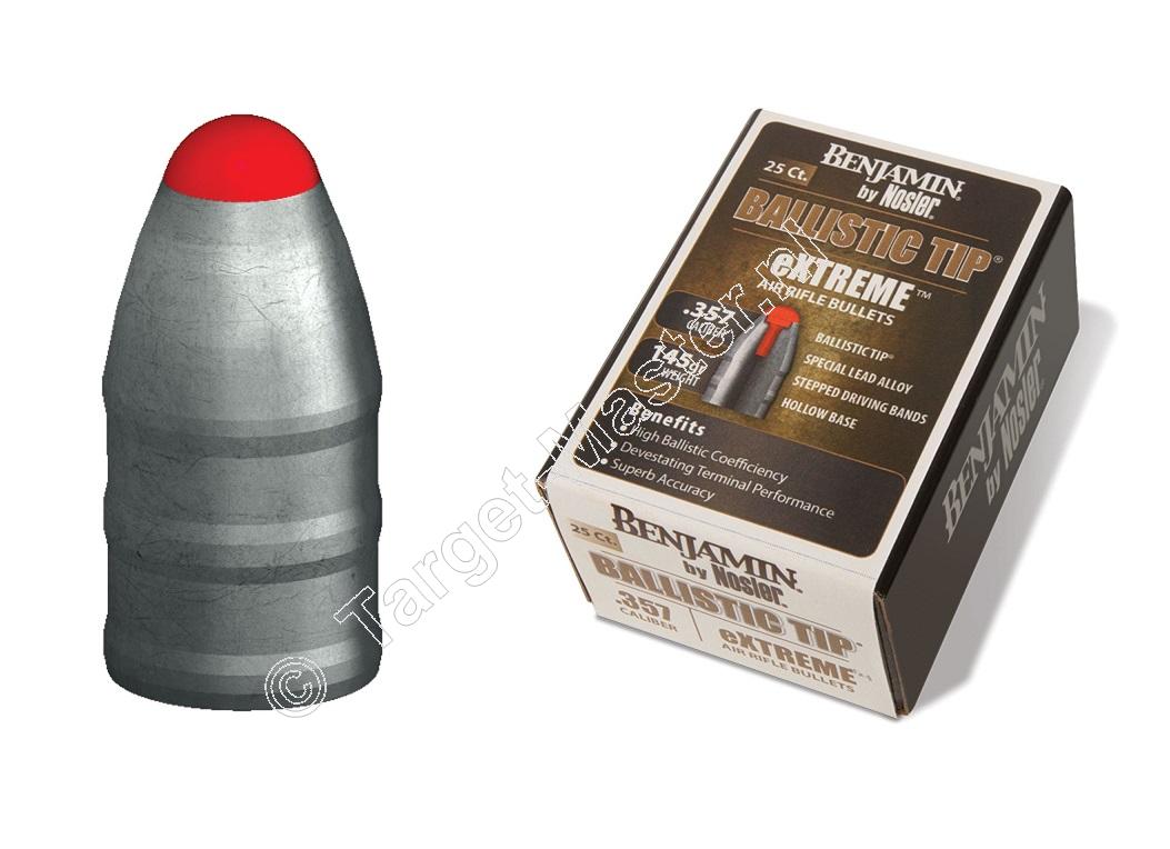 Benjamin .357 eXTREME Airgun Bullets package of 25